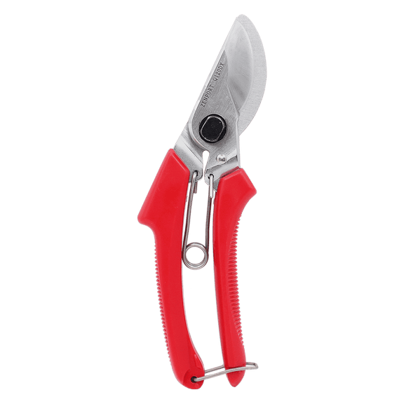 Zenport Q120DX Precision Pocket Secateur, 8-Inch, 2.5 Inch Blades, Red - 3 Pack