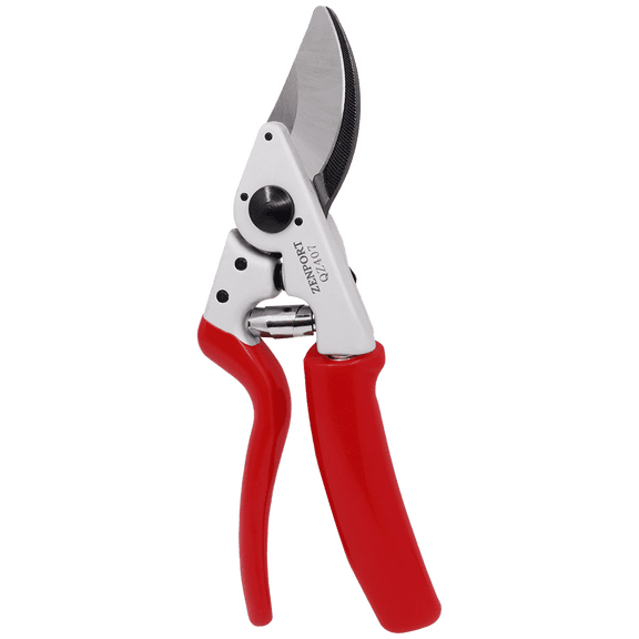Zenport QZ407 Rotating Professional Pruner, 1" Cut, 8.25" Long, 2 Inch Blades, Red - 3 Pack