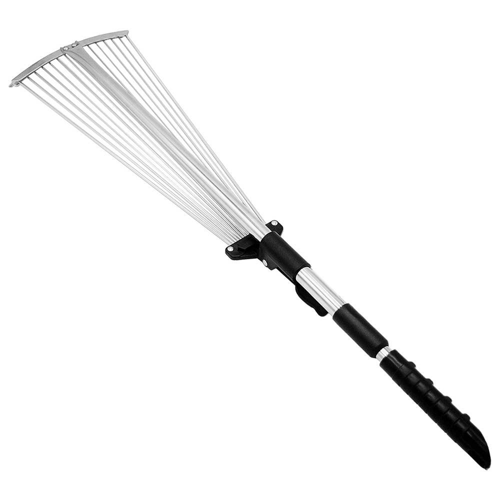 Zenport ZL204 Collapsible Steel Rake, Black