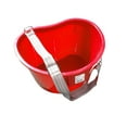 thumbnail image 1 of Zenport Red Plastic Kidney Shaped Picking Pail AG430R Bucket with Strap 22 Quart, 1 of 1