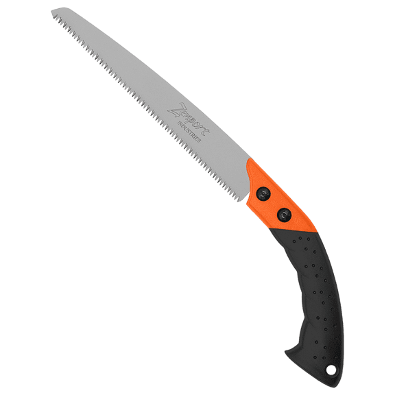 Zenport S250 Hand Pruning Saw with Sheath, 10 Inch High Carbon Steel Blade, Black - 3 Pack