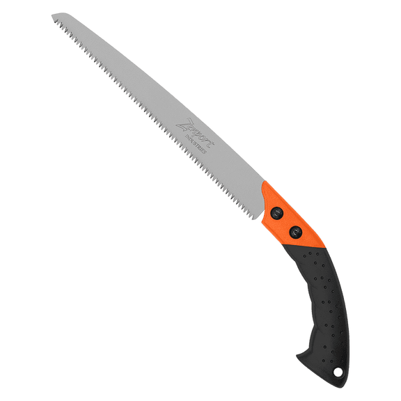 Zenport S300 Saw with Sheath, 12-Inch Straight Blade, 12 Inch High Carbon Steel Blade, Black