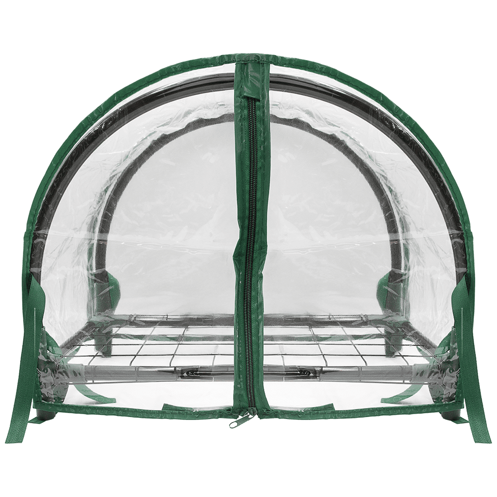 Compact 12'' Green Mini Greenhouse with Assembly Kit