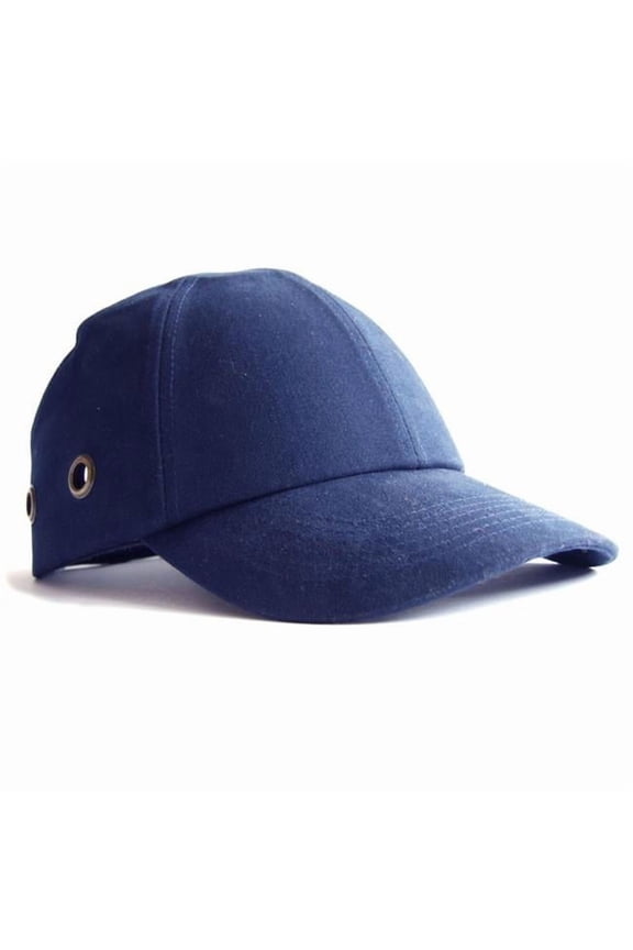 SM913-10PK Vented Bump Caps Baseball Style Blue Protective Head Wear- Box of 10