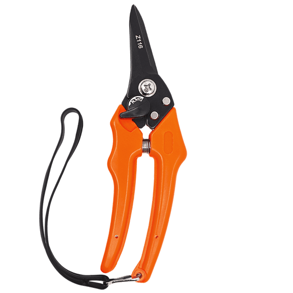 Zenport Z116 Hoof and Floral Trimming Shear with Twin-Blade, 7.5-Inch, for Goat, Sheep, Alpaca and More, Orange