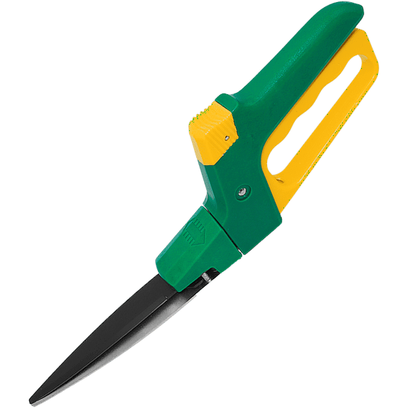 Zenport Z118 Grass Shears, 180-Degree Adjustable Blade Angle, Green - 3 Pack