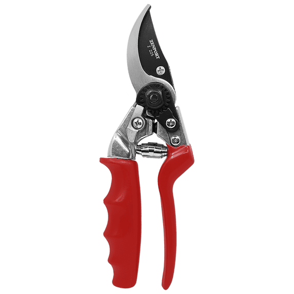Zenport Z225 Bypass Pruner with Rotating Handle, 8.5-Inch, Red