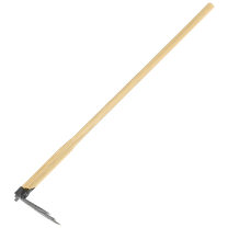 Zenport ZJ0012 3-Tooth Hoe with Wood Handle
