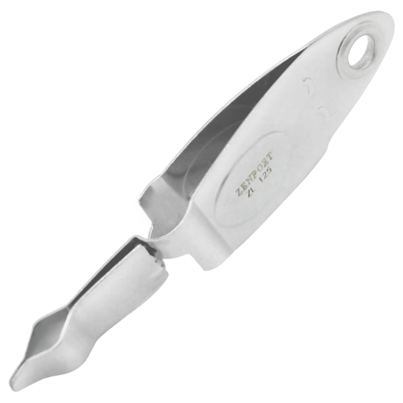 Zenport ZL125 Leaf and Thorn Stripper Tool, Silver