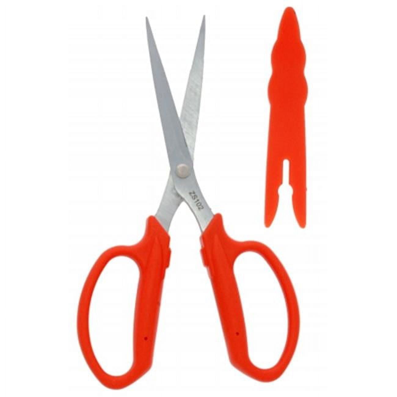 Zenport ZS102 Floral Scissors with ChromePlated Blade Cap 3 in.