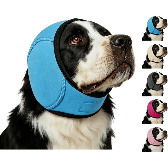 Zenpup Noise Cancelling Ear Wrap, Zen Pup Ear Muffs, Adjustable Dog Ear Wrap