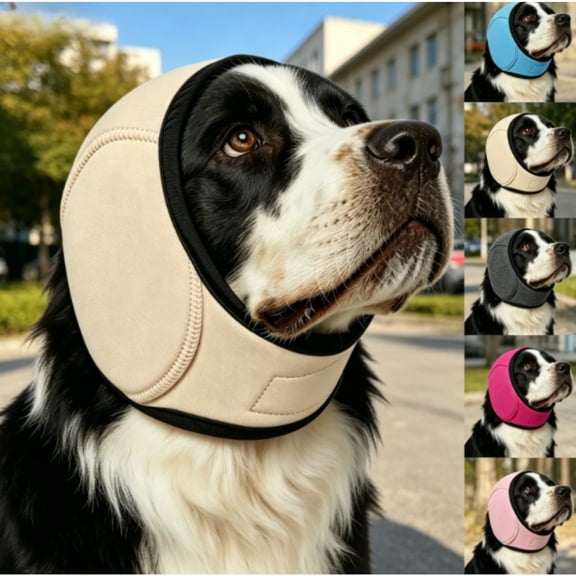 Zenpup Noise Cancelling Ear Wrap, Zenpup Ear Muffs, Noise Cancelling Ear Wrap for Dogs, Protection for Firework Thunder Vacuum