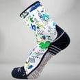 thumbnail image 1 of Zensah Boston Socks (Mini-Crew) S / Marathon Doodle, 1 of 5