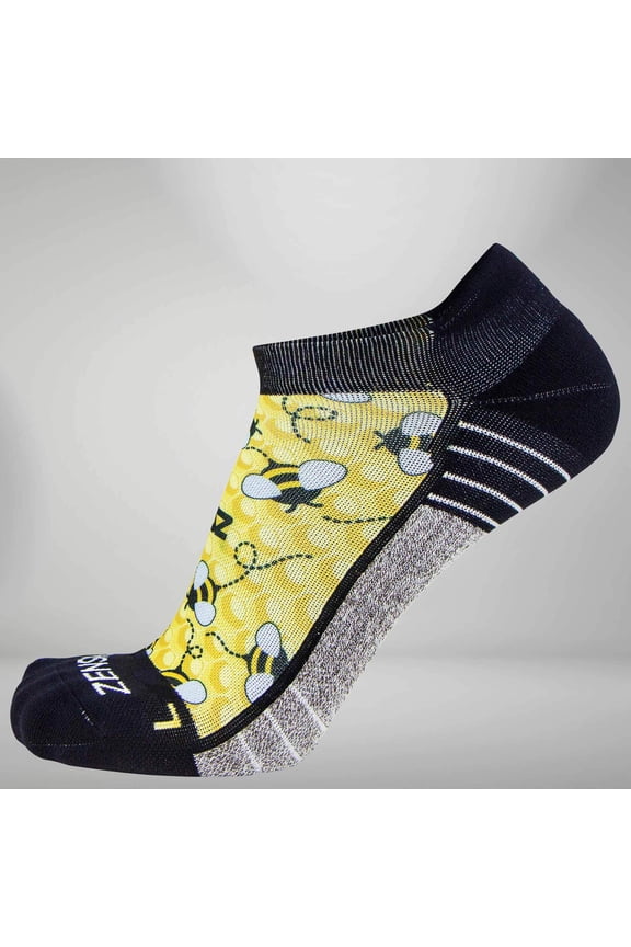 Bumblebees Socks (No Show) L / Yellow