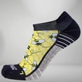 thumbnail image 1 of Zensah Bumblebees Socks (No Show) M / Yellow, 1 of 3