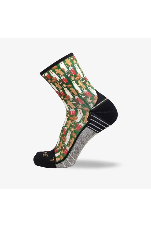 Christmas Cookies Socks (Mini Crew) L / Green