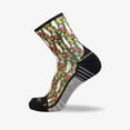 thumbnail image 1 of Zensah Christmas Cookies Socks (Mini Crew) S / Green, 1 of 3