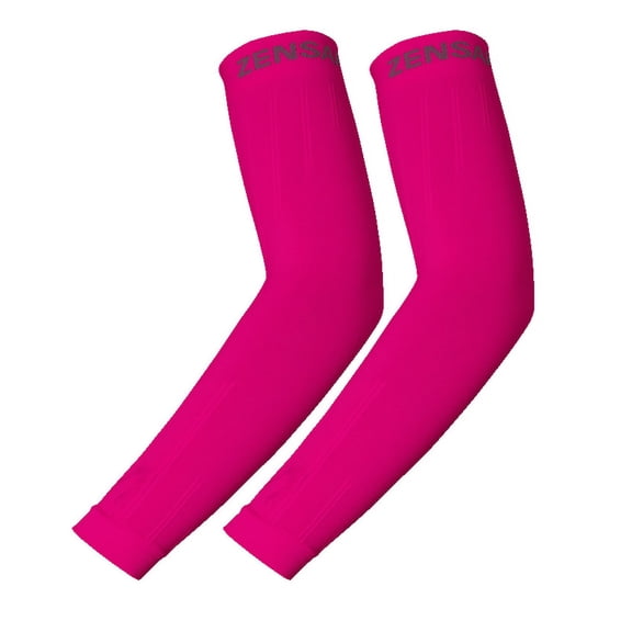 Zensah Compression Arm Sleeves- Sun, UV protection, Thermal Regulating sleeve for Men and Women