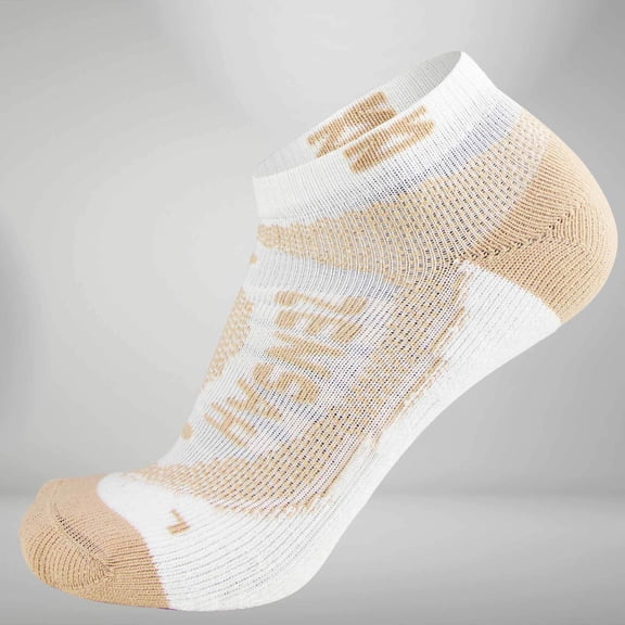 Zensah Copper Running Socks L / White