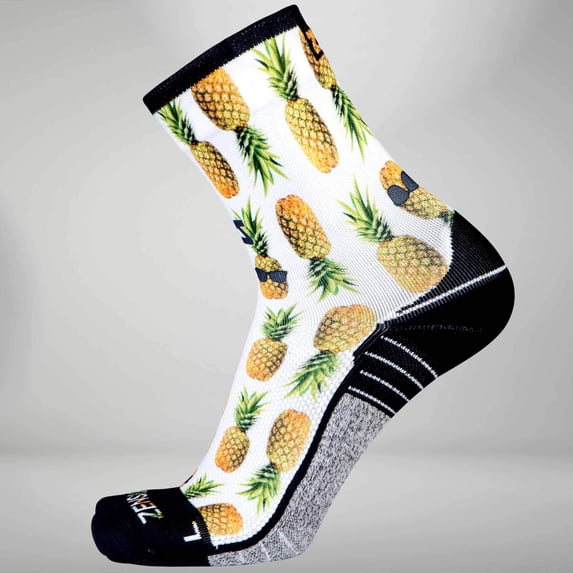 Zensah Foodie Socks (Mini Crew) S / Pineapple