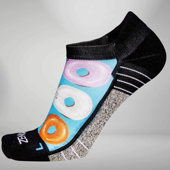 Zensah Foodie Socks (No-Show) Donuts / S