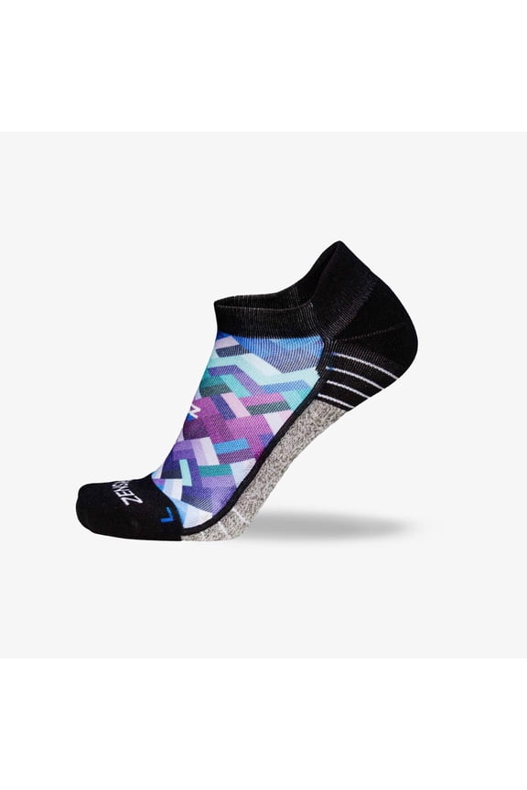 Geo Socks (No-Show) S / Geo Waves