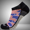 thumbnail image 1 of Zensah Independence Patriotic Socks (No Show) M / USA Flags, 1 of 6