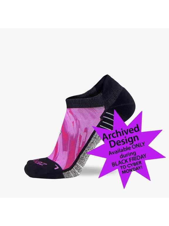 Paint Strokes Socks (No Show) S / Grey