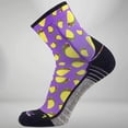 thumbnail image 1 of Zensah Tacos Socks (Mini-Crew) L / Purple, 1 of 4