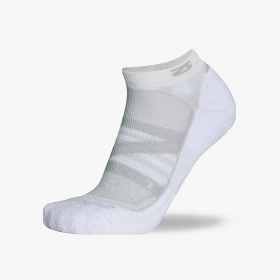 Zensah Wool Running Socks XL / White