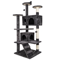 New Cat Condos Triple Perch Cat Tree - Fully Assembled, 32 Inch, Gray
