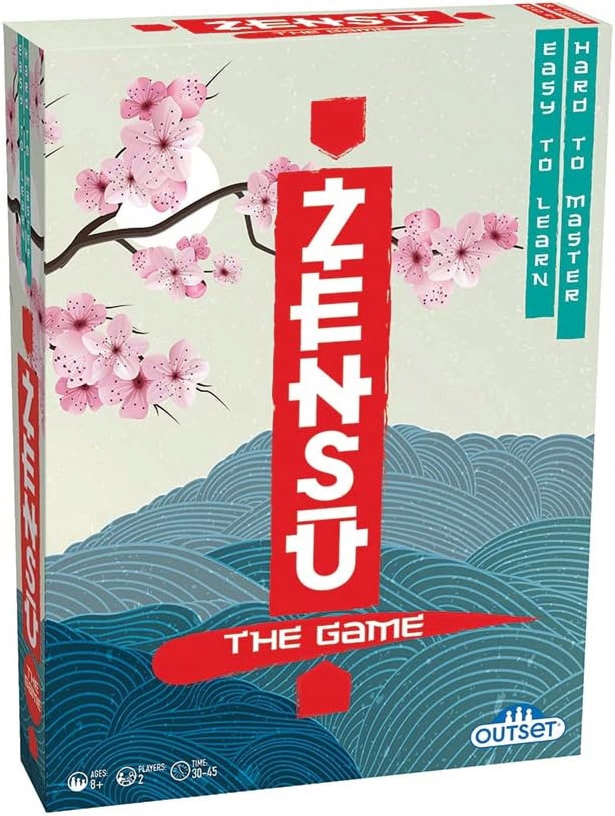 Zensu - The Wooden Board Game That is Easy to Learn but Hard to Master - for 2 Players Ages 8 and up