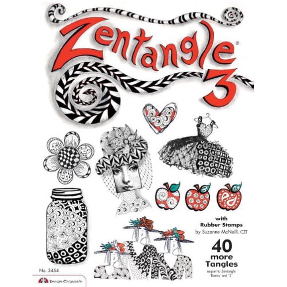 Pre-Owned Zentangle: With Rubber Stamps (3) (Paperback) 1574213318 9781574213317