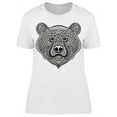 thumbnail image 1 of Zentangle Stylized Bear T-Shirt Women -Image by Shutterstock, Female Medium, 1 of 2