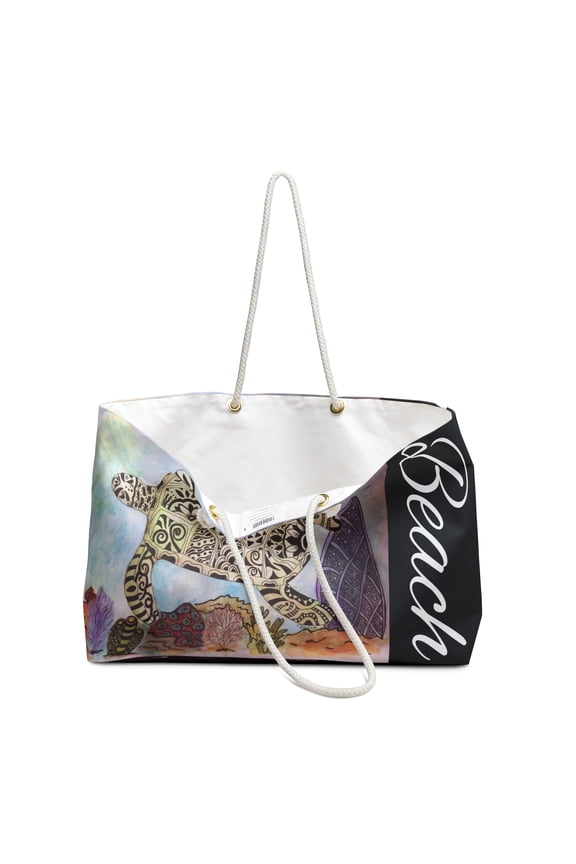 Zentangle Turtle Beach Weekender Bag