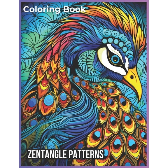 Zentangle patterns: coloring book, (Paperback)