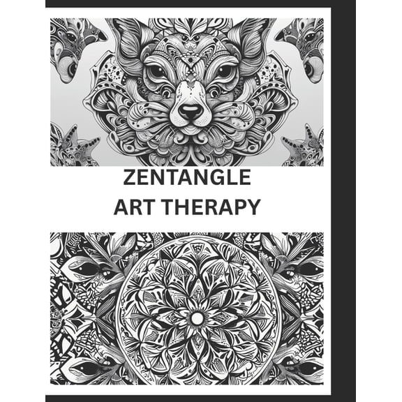 Zentangle Book Zentangle the art therapy 80 pages, (Paperback)
