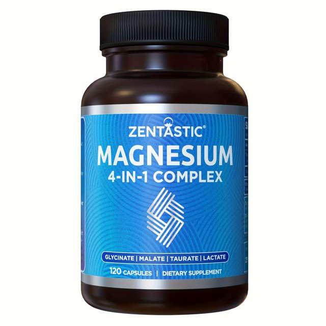 Zentastic Magnesium 4in1 Complex, Chelated Glycinate, Malate, Taurate