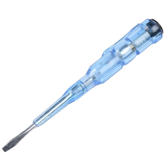 Zenthis Compact Electric Tester Pen with Screwdriver Bit 3 for AC DC Voltage Testing and Differentiation of Live and Neutral Wires 0mm