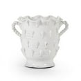 thumbnail image 1 of Zentique 7109 L White Ceramic Vase, White - 15 x 10 x 10 in., 1 of 1