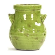Zentique 7156 M Green Jar with Handle, Green - 11 x 12 x 11 in.
