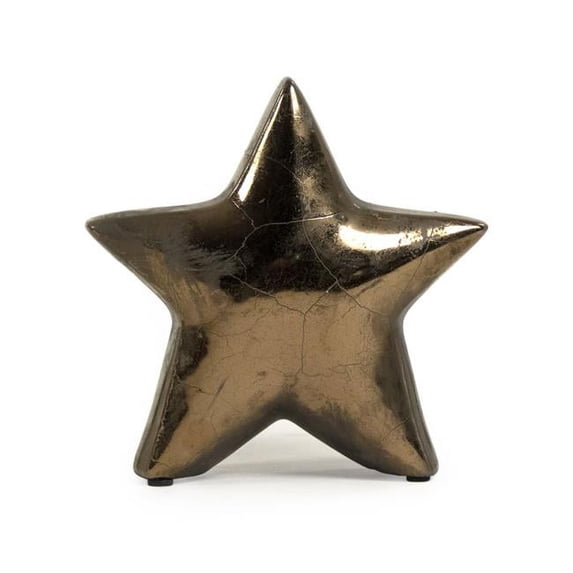 Zentique 9410S A773 Distressed Bronze Star, Small