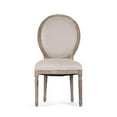 thumbnail image 1 of Zentique B004 E272 A003 Medallion Side Chair with Nailhead- Limed Grey Oak - 21 x 40 x 21 in., 1 of 1
