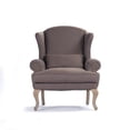 thumbnail image 1 of Zentique CF075 E272 A008 Zacharie Club Chair, Aubergine Linen - 28 x 46 x 37 in., 1 of 1