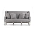 thumbnail image 1 of Zentique CFH010-3 E272 A048 Aubert Sofa, Grey Linen - 76 x 44.5 x 36 in., 1 of 1