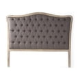 thumbnail image 1 of Zentique CL042 Queen E272 A008 Maison Tufted Headboard Queen - Aubergine Linen -, 1 of 1