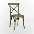 thumbnail image 1 of Zentique FC035 E272 Parisienne Cafe Chair- Limed Grey Rattan - 19.5 x 35 x 20 in., 1 of 1