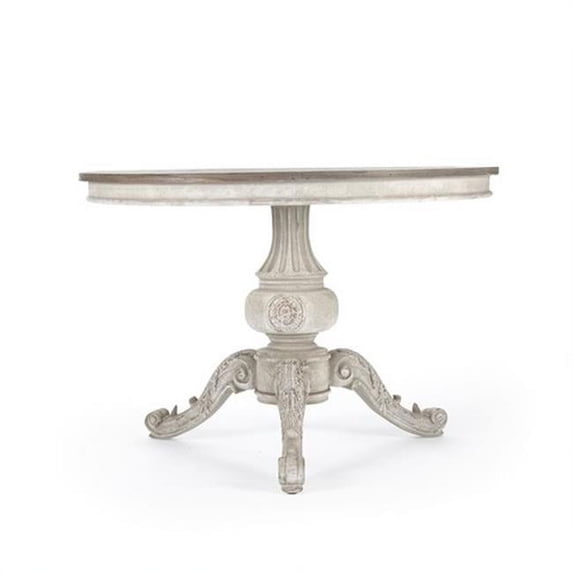 Zentique LI-SH14-25-116 Chandler Dining Table, 43.25 x 29.75 x 43.25 in.