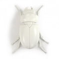 thumbnail image 1 of Zentique TM6516264WT 10 x 2.5 x 7 in. Resin Beetle Wall Art, White, 1 of 1