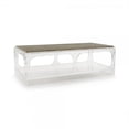 thumbnail image 1 of Zentique ZMA034 Alec Acrylic Coffee Table, Limed Grey Oak, 1 of 4